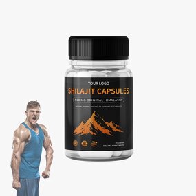 Shilajit Extract Capsules - Organic Ashwagandha & Pure Resin Extract & OEM Service