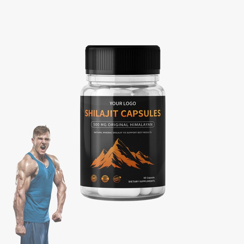 Shilajit Extract Capsules - Organic Ashwagandha & Pure Resin Extract & OEM Service