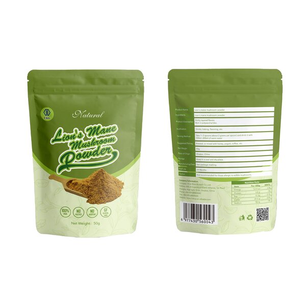 Lions Mane Powder - Organic Fruiting Body & Pre Packaged & OEM Service