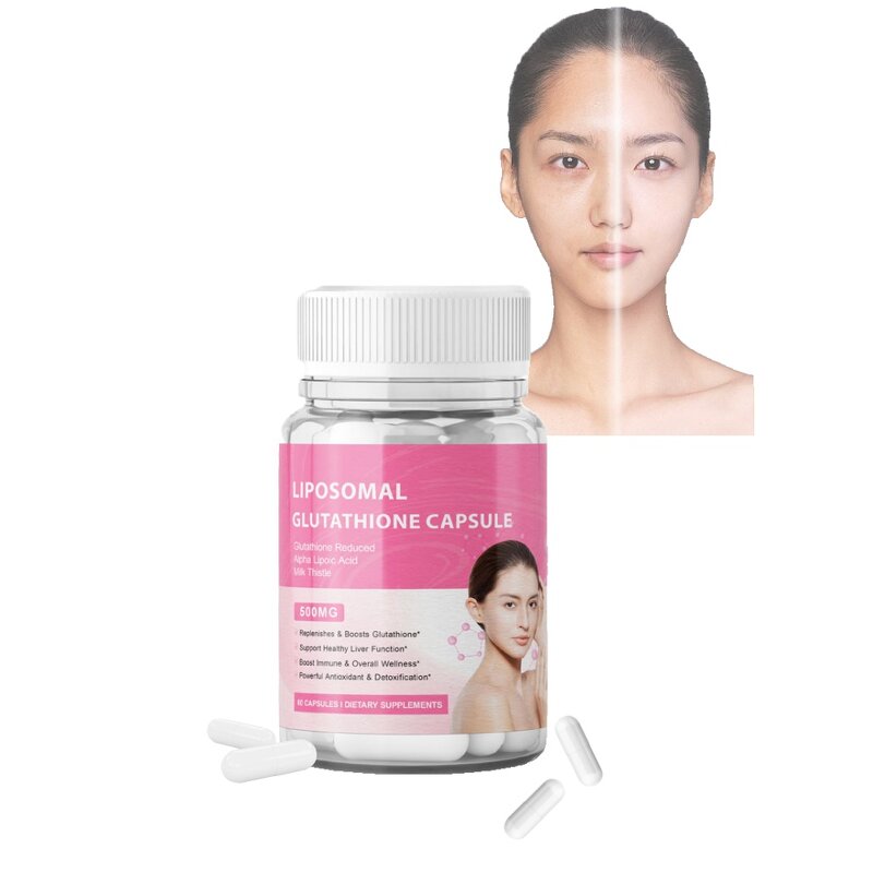 L-Glutathione Capsules - Skin Whitening With Anti-Aging & Collagen