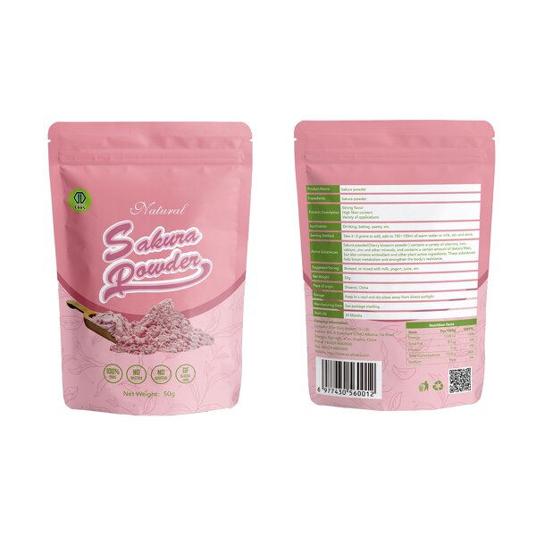 Cherry Blossom Powder - Freeze Dried & Sakura Pink & Beverage & OEM Service