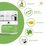 Retinol Face Cream Manufacturer - Hot Selling Anti-Aging Wrinkle Brightening 2.5% Retinol with Hyaluronic Acid