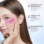 Hydrogel Eye Mask Manufacturer - Hot Selling Seaweed Natural Collagen Eye Mask Gel Pads Herb Under Eye Patches