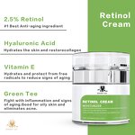Retinol Face Cream Manufacturer - Hot Selling Anti-Aging Wrinkle Brightening 2.5% Retinol with Hyaluronic Acid