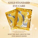 Under Eye Mask Manufacturer - Custom Hydrating 24K Gold Hydrogel Collagen Eye Mask for Dark Circles Puffy Eyes