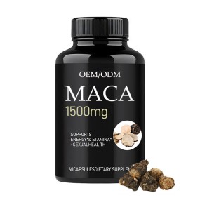 Maca Ginseng Capsules OEM Manufacturer - Men's Energy Hormone Balance Herbal Custom