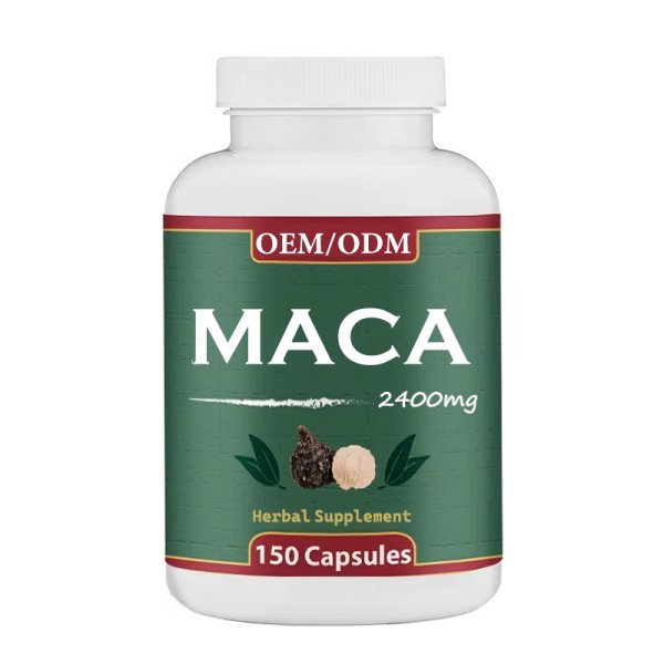 Maca Capsules Source Supplier - High Quality Herbal Supplement Custom Packaging