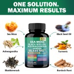 Sea Moss Shilajit Capsules Manufacturer - Safe for Pregnant Women Hair Growth Custom