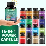 Sea Moss Shilajit Capsules Manufacturer - Safe for Pregnant Women Hair Growth Custom