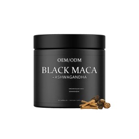Black Maca Root Capsules Wholesaler - Organic Ashwagandha Reproductive Health Custom