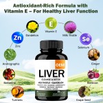 Liver Cleanse Liquid Supplier - 7-in-1 Herbal Formula Milk Thistle Custom