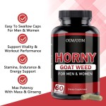 Horny Goat Weed Capsules Factory - OEM Herbal Extract for Energy Vitality Custom