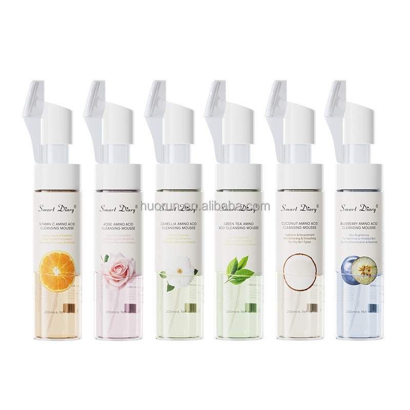 Cleansing Mousse Supplier - OEM Amino Acid Brush Head Makeup Removing Foam
