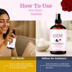 Toner Manufacturer - Refreshing Organic Rose Water for Hydration Bath Soaps Haircare Aromatherapy