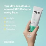 Sunscreen Manufacturer - Private Label SPF 30 Oil-Free Mineral for Reef-Safe Zinc Plant Extracts