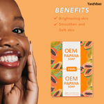 Soap Manufacturer - Factory Direct Custom Papaya Exfoliating with Niacinamide Shea Butter Aloe Vera Hydrating