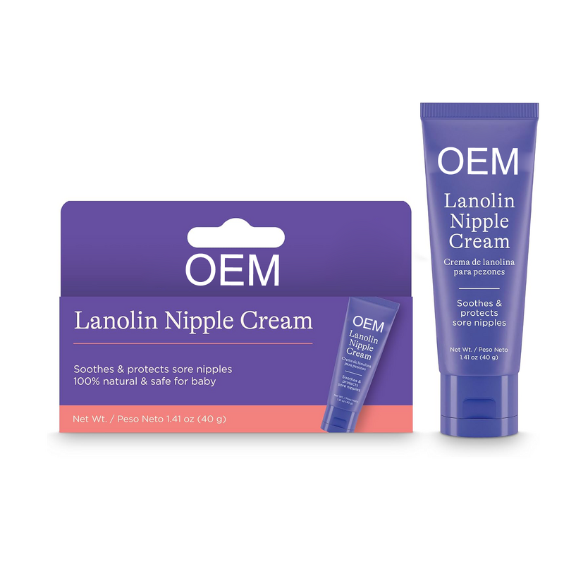 Nipple Cream Manufacturer - 100% Pure Lanolin for Breastfeeding Moms Natural Gentle Fragrance-Free