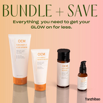 Skin Care Set Manufacturer - OEM Four-Step Vitamin C with Hyalur Acid Botanical Extracts Face Wash for Brightening Anti-Aging