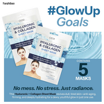 Face Mask Manufacturer - Hyaluronic Acid Collagen Sheet for Anti-Aging Firming Natural Ingredients All Skin Types