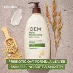 Body Lotion Manufacturer - Daily Moisturizing 18oz Prebiotic Oat for Dry Sensitive Skin