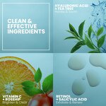 Face Serum Manufacturer - Vitamin C + Hyaluronic Acid 1oz for Dull Uneven Textured Skin Brightening Anti-Aging