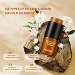 Facial Serum Manufacturer - Advanced Six-Types VC Organic Gold Vitamin C Complex for Brightening Anti-Aging