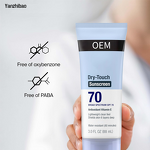 Sunscreen Manufacturer - Private Label Ultra Sheer SPF 70 3oz Broad Spectrum Non-Greasy Water-Resistant Dry-Touch