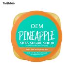 Body Scrub Manufacturer - Pineapple Shea Sugar 18 Fl oz for Hydrating Dead Dry Skin Nourishment