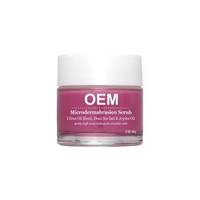 Facial Scrub Manufacturer - OEM Microdermabrasion with Dead Sea Salt Citrus Oils for Exfoliate Smooth Renew Scars Wrinkles