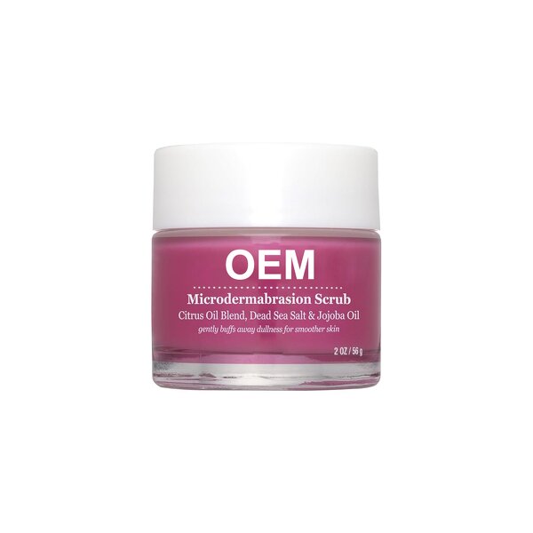 Facial Scrub Manufacturer - OEM Microdermabrasion with Dead Sea Salt Citrus Oils for Exfoliate Smooth Renew Scars Wrinkles