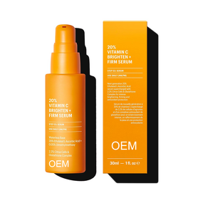 Face Serum Manufacturer - 20% Vitamin C 1oz for Uneven Skin Tone Dark Spots Radiant Glow