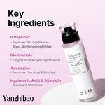 Facial Essence Manufacturer - 6X Peptide Collagen Booster with Niacinamide Hyaluronic Acid for All Skin