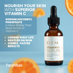 Face Serum Manufacturer - Vitamin C + Hyaluronic Acid 1oz for Dull Uneven Textured Skin Brightening Anti-Aging