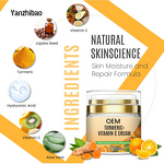 Face Cream Manufacturer - Turmeric + 30% Vitamin C Glow Boosting with Organic Ingredients Hydrating Repair