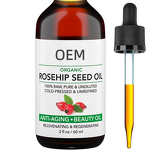 Face Oil Manufacturer - Rosehip 2oz Pure Virgin Cold Pressed Organic for Skin Repair Hydration