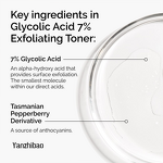 Toner Manufacturer - 7% Glycolic Acid 3.38oz for Exfoliating Brightening Skin Texture Uneven Tone Improvement