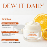 Face Moisturizer Manufacturer - Vitamin C & Collagen for Dull Skin Tightening Brightening All Skin Types