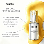Face Serum Manufacturer - Gold Anti-aging for Wrinkles Sagging Dullness Improvement