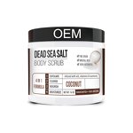 Body Scrub Manufacturer - OEM Premium Coconut Set with Dead Sea Salt Essential Oils Nutrients