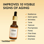 Facial Serum Manufacturer - Powerful Antioxidant with Vitamin C for Dull Skin Dark Spots Anti-Aging Brightening