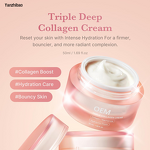 Face Cream Manufacturer - Triple Collagen 1.69oz with Hyaluronic Acid Elastin Shea Butter for Wrinkle Care