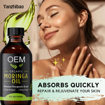 Face Oil Manufacturer - Organic Moringa 100% Pure Cold-Pressed Unrefined for Anti-Aging Hyaluronic Acid