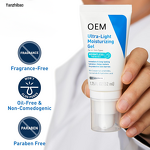 Moisturizer Manufacturer - Custom Ultra-Light Hydrating Gel with Niacinamide Hyaluronic Acid 1.75 FL Oz