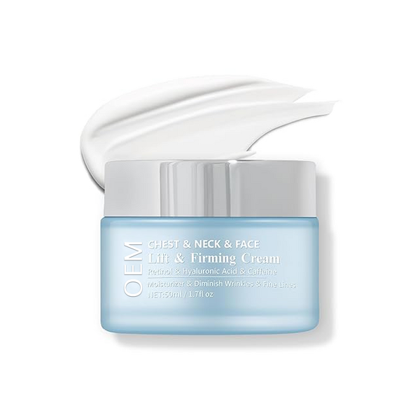 Moisturizer Manufacturer - 3-in-1 Hyaluronic Acid Retinol for Face Neck Chest Fine Lines Dullness Reduction Caffeine