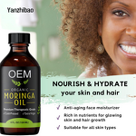 Face Oil Manufacturer - Organic Moringa 100% Pure Cold-Pressed Unrefined for Anti-Aging Hyaluronic Acid