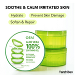 Aloe Vera Gel Manufacturer - 100% Pure for Face Skin Hair Sunburn Relief All Skin Types