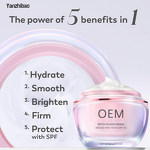 Cream Manufacturer - OEM Sunscreen SPF 30 5-in-1 for Hydrating Brightening Firming Smooth Skin