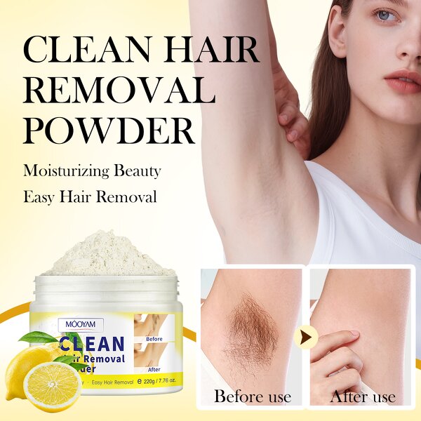 Hair Removal Powder Manufacturer - Lemon Clean for Whole Body Depilation Private Label OEM Wholesale MOOYAM