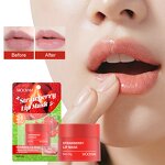 Lip Mask Manufacturer - Strawberry for Moisturized Smooth 3 Flavors MOOYAM