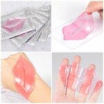 Lip Mask Manufacturer - Vegan Crystal Patch for Whitening 24K Gold Pink Hydrogel Private Label MOOYAM